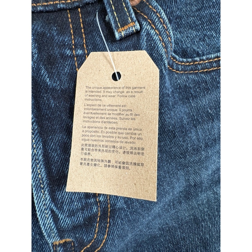 Levis 501 Curve Straight Leg Jeans Dark Wash Stretch Denim 27x30 NWT - Picture 4 of 7